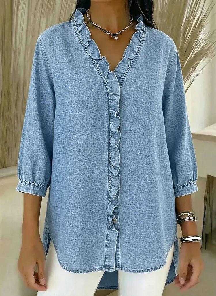 Lillian | Stylish Ruffle Mid Sleeve Blouse 2
