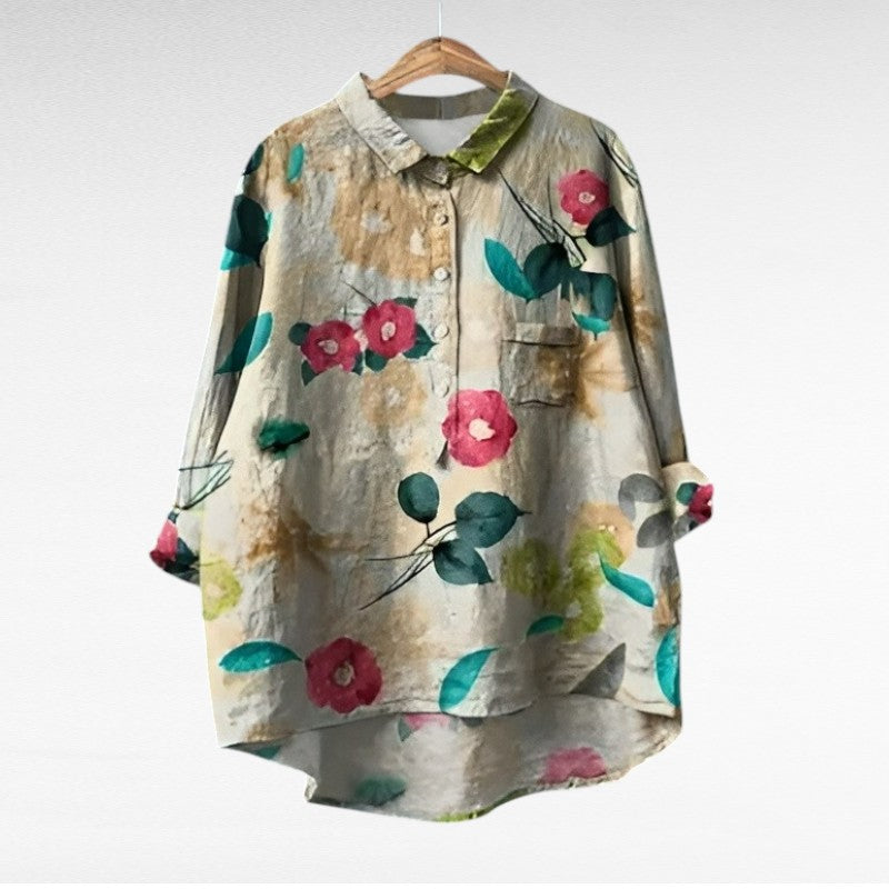 Alodie | Classic Floral MultiColor Blouse 6