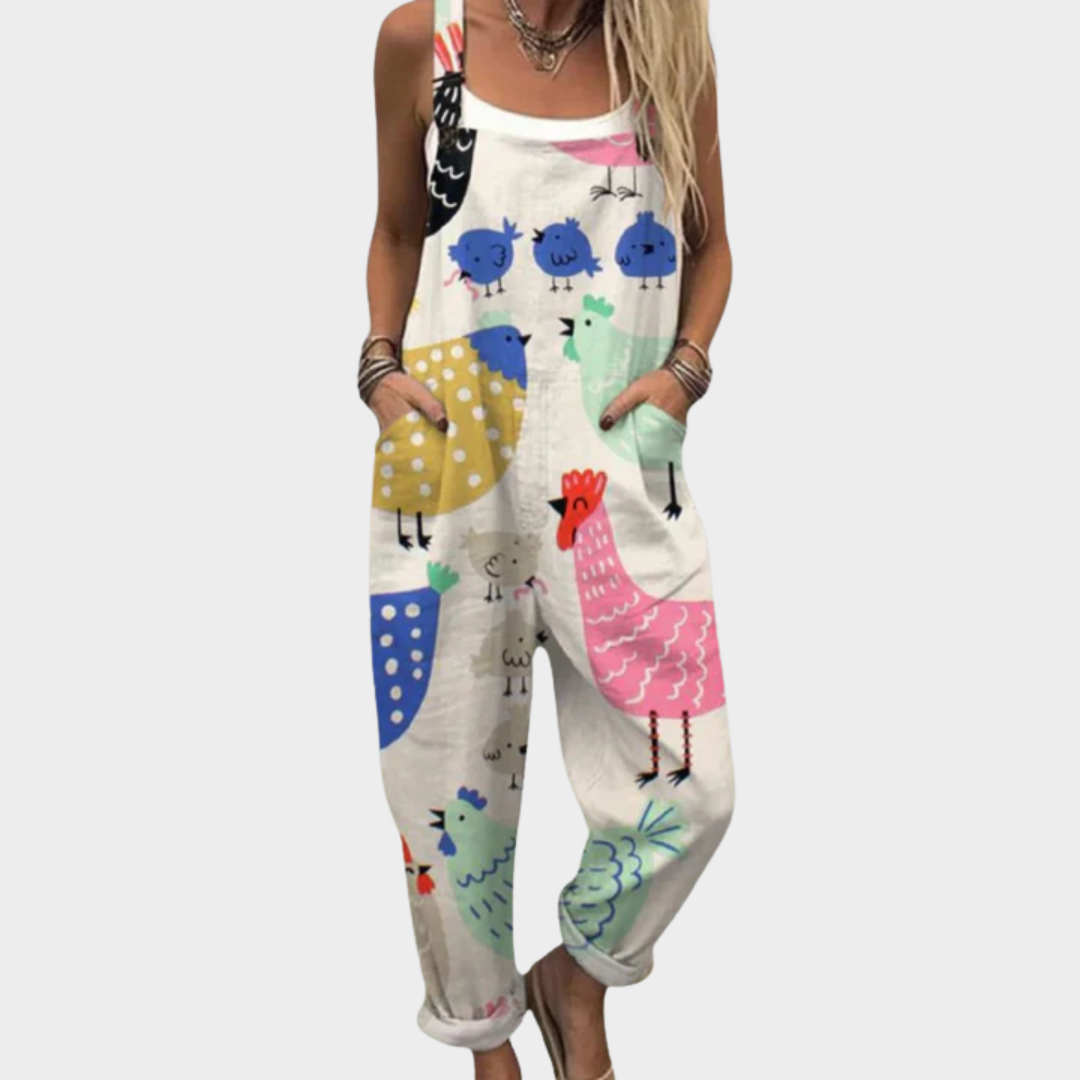 Avril | Comfortable Animal Printed Jumpsuit 1