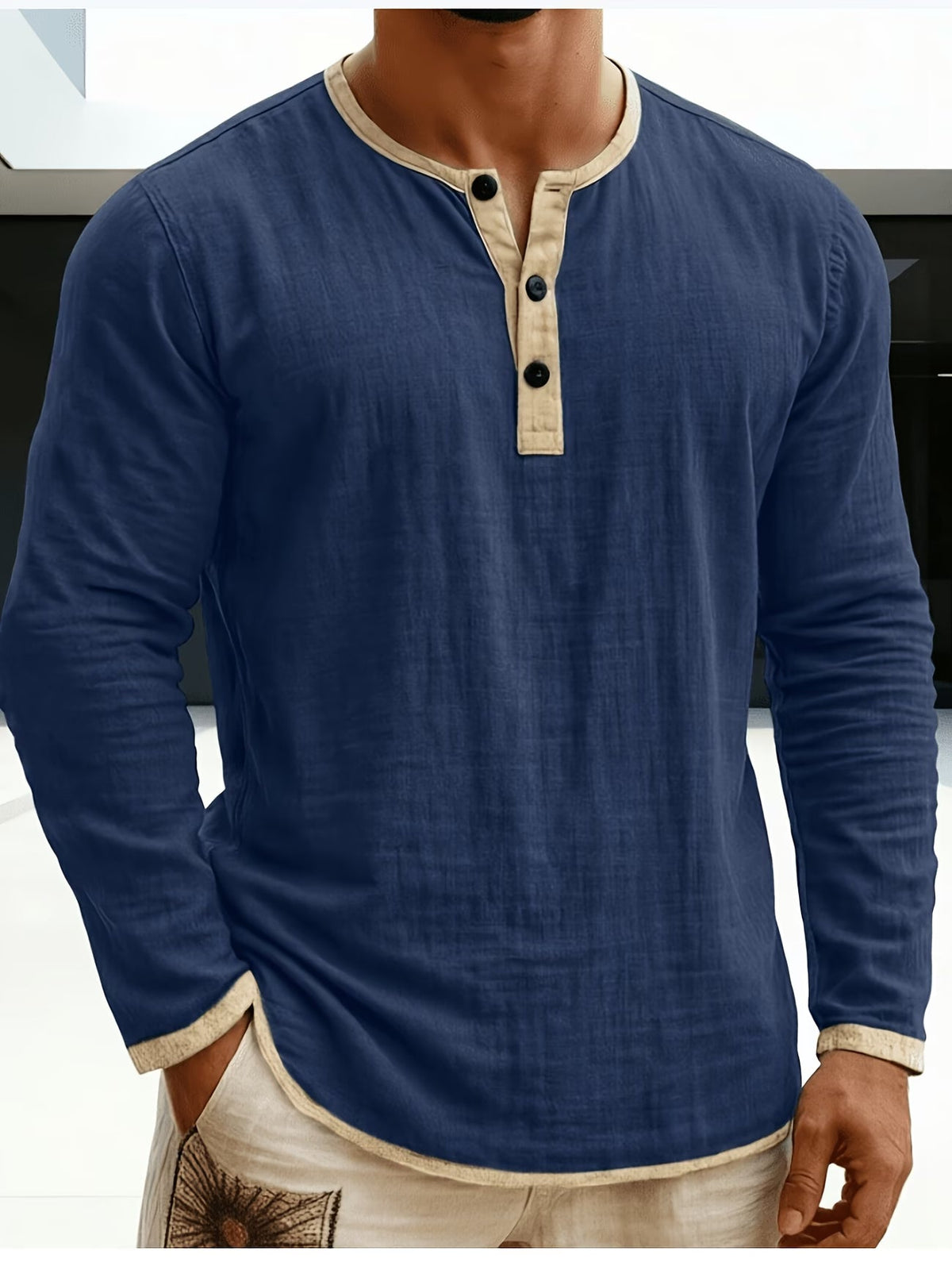 Colton | Casual Long Sleeve Button Summer Shirt 3