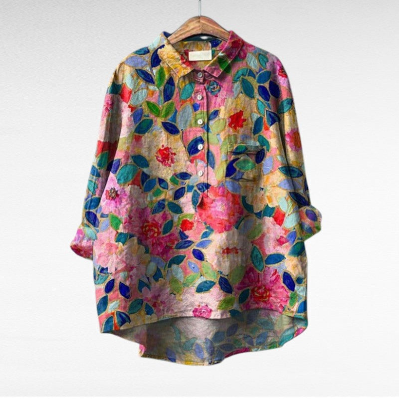 Blythe | Classic Floral Long Sleeve Blouse 1