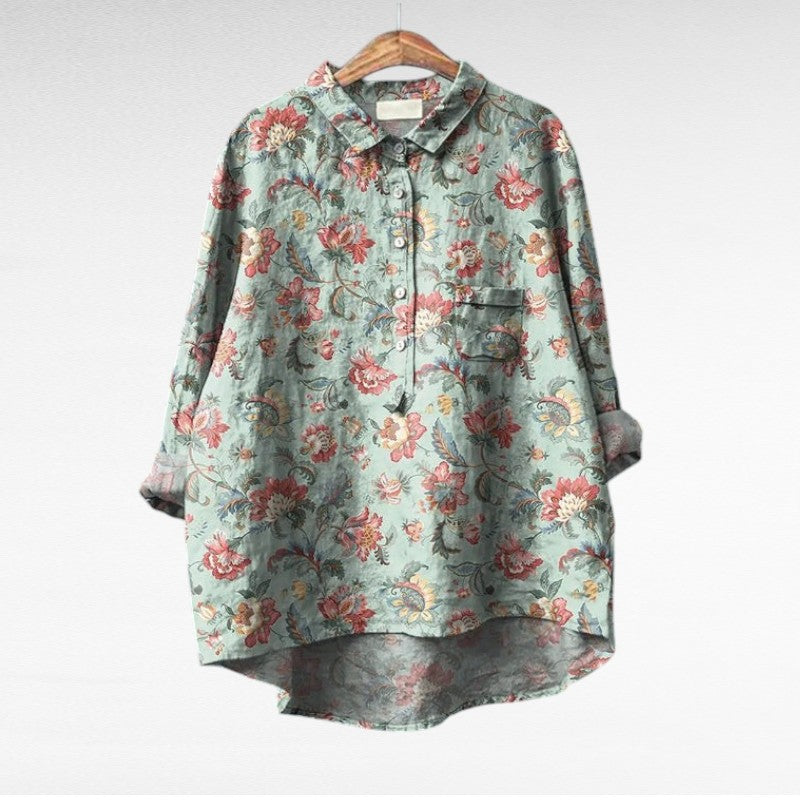 Blythe | Classic Floral Long Sleeve Blouse 2