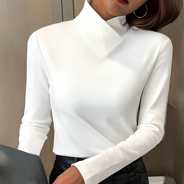Marigold | Sculpted Soft-Touch Turtleneck 1