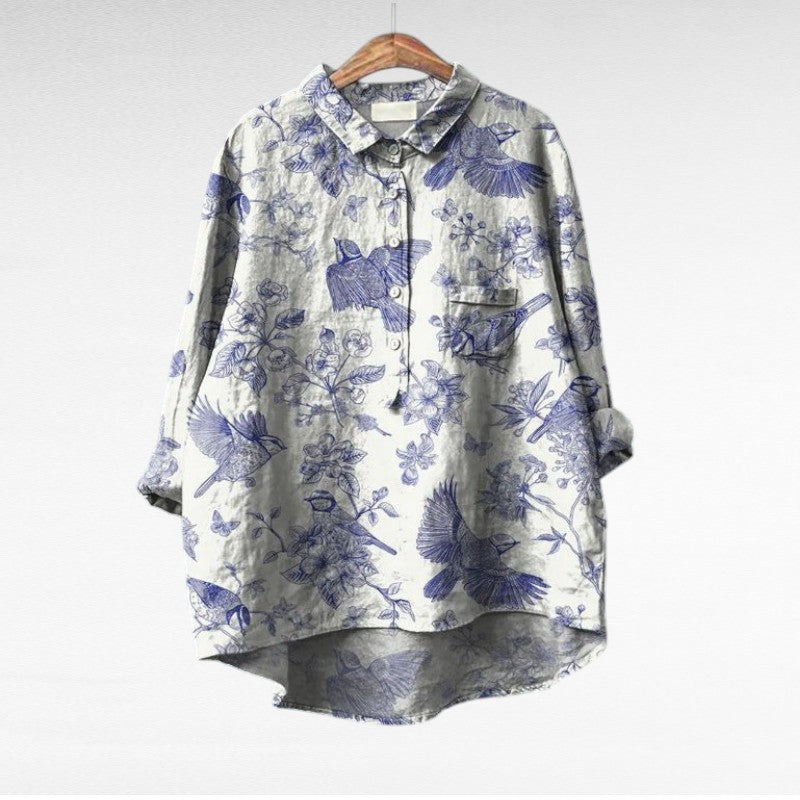 Blythe | Classic Floral Long Sleeve Blouse 3