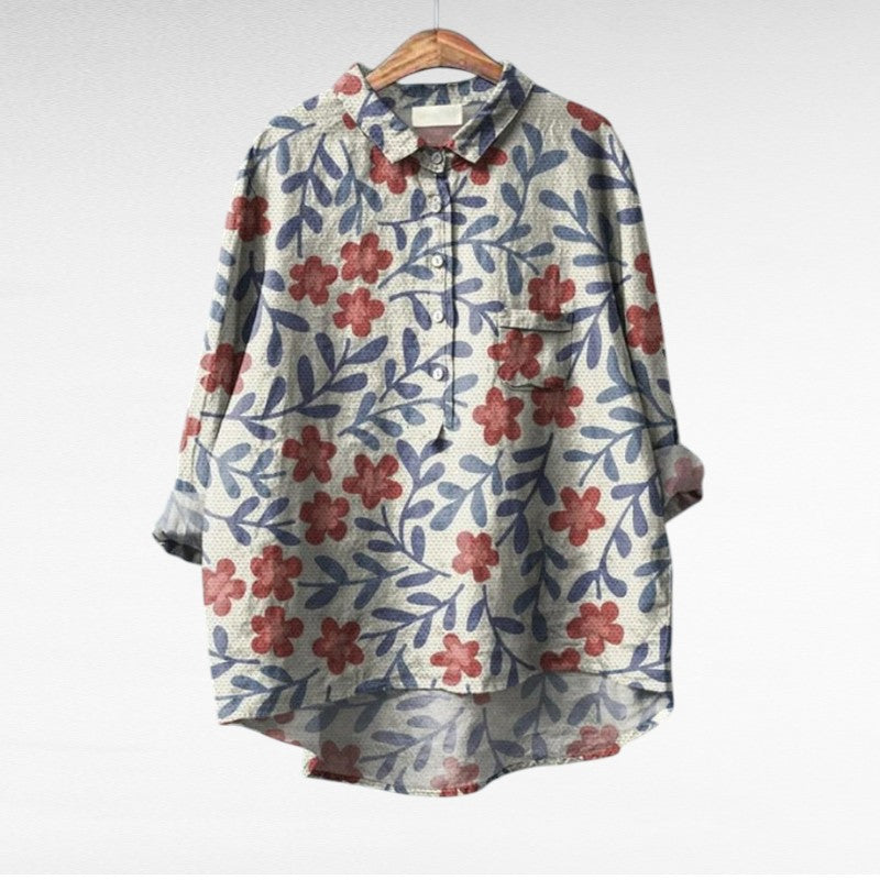 Blythe | Classic Floral Long Sleeve Blouse 4