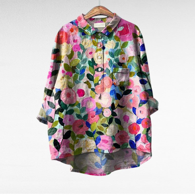Blythe | Classic Floral Long Sleeve Blouse 5
