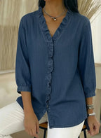 Lillian | Stylish Ruffle Mid Sleeve Blouse 9