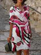 Rosaline | Elegant Printed Summer Dress 3
