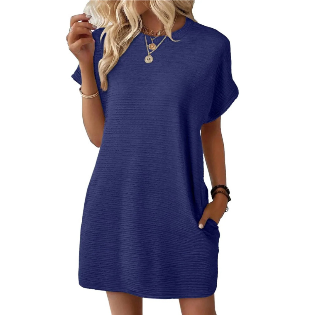 Hattie | Minimalist Round Neck Summer Dress 4