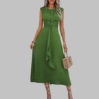 Dulcie | Elegant Sleeveless Round Neck Maxi Dress 2
