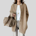 Women's Button-Front Cardigan with Ribbed Cuffs 2