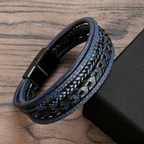 Felix | Braided Leather Viking Bracelet 3