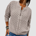 Phaedra | Premium Knitted Hole Cardigan 3