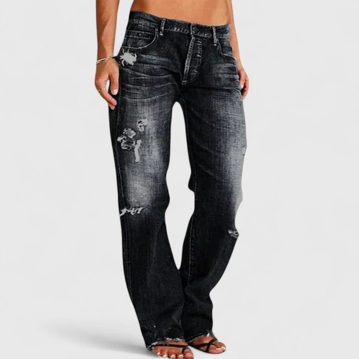 Grace | Elegant Wide-Leg Jeans 3