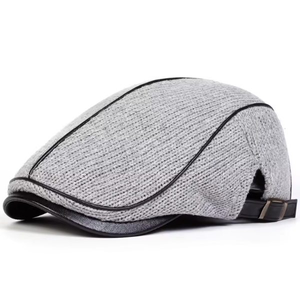 Nelson | Contrast Stitch Flat Cap 4