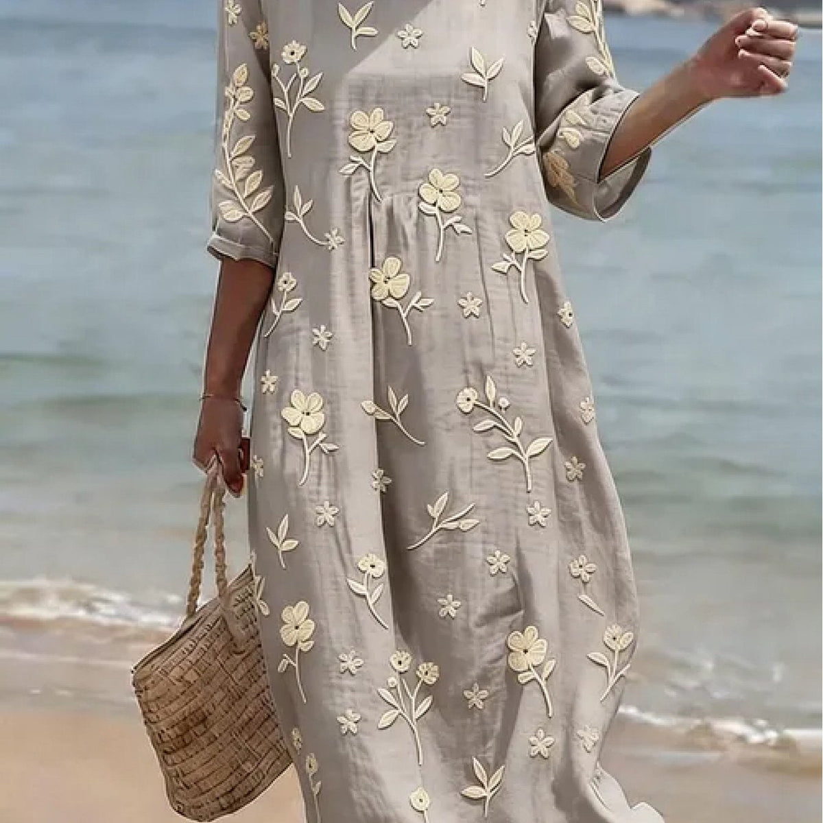 Simone | Elegant Ruffle Wrap Dress 2