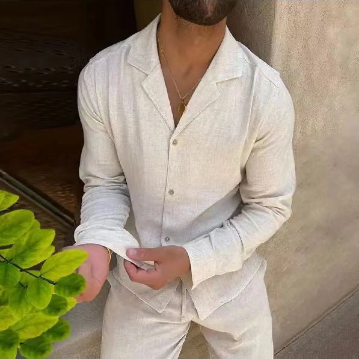 Westley | Timeless Long Sleeve and Fitted Pant Set 3