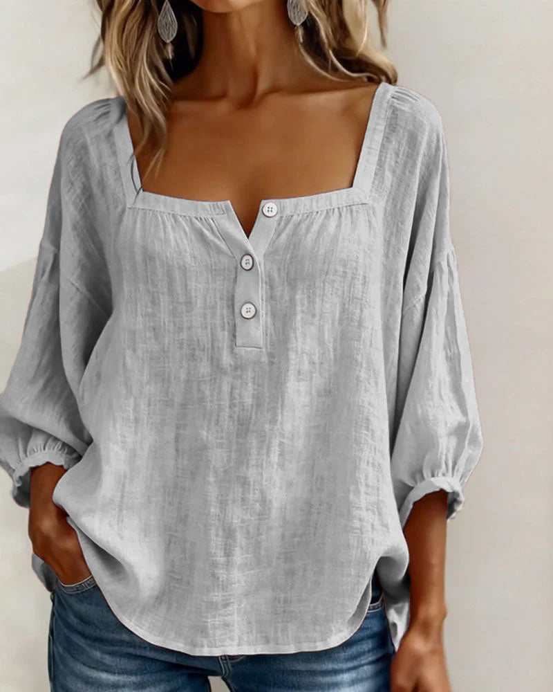 Orlinda | Stylish Relaxed Puff Sleeve Blouse 20