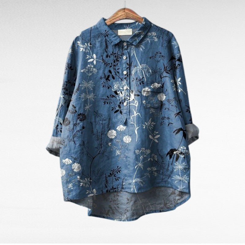 Blythe | Classic Floral Long Sleeve Blouse 7