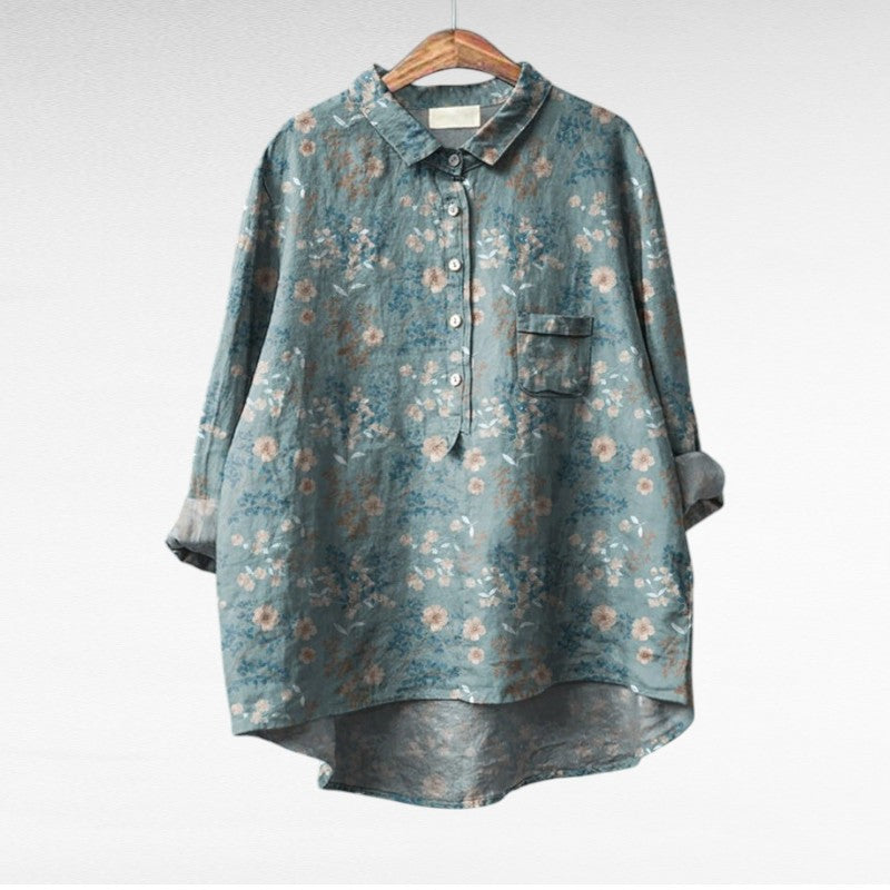 Blythe | Classic Floral Long Sleeve Blouse 8