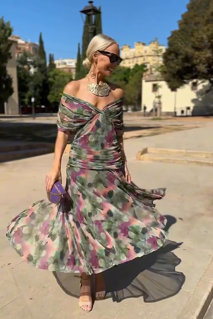 Philippa | Elegant V-neck Party Maxi Dress 5