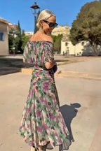 Philippa | Elegant V-neck Party Maxi Dress 7