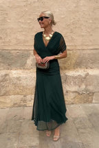Philippa | Elegant V-neck Party Maxi Dress 1