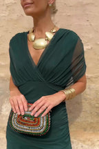 Philippa | Elegant V-neck Party Maxi Dress 3