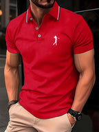 Laurence | Casual Short-Sleeve Golf Printed Shirt 8