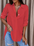Evelyn | Relaxed Button-Up Long Sleeve Shirt 1