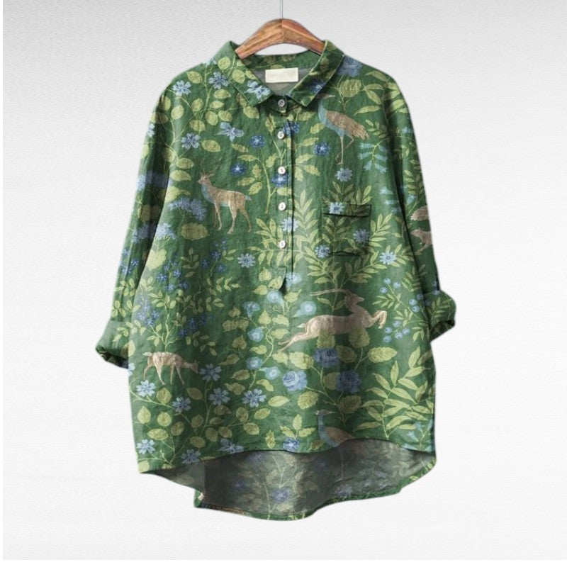 Blythe | Classic Floral Long Sleeve Blouse 10