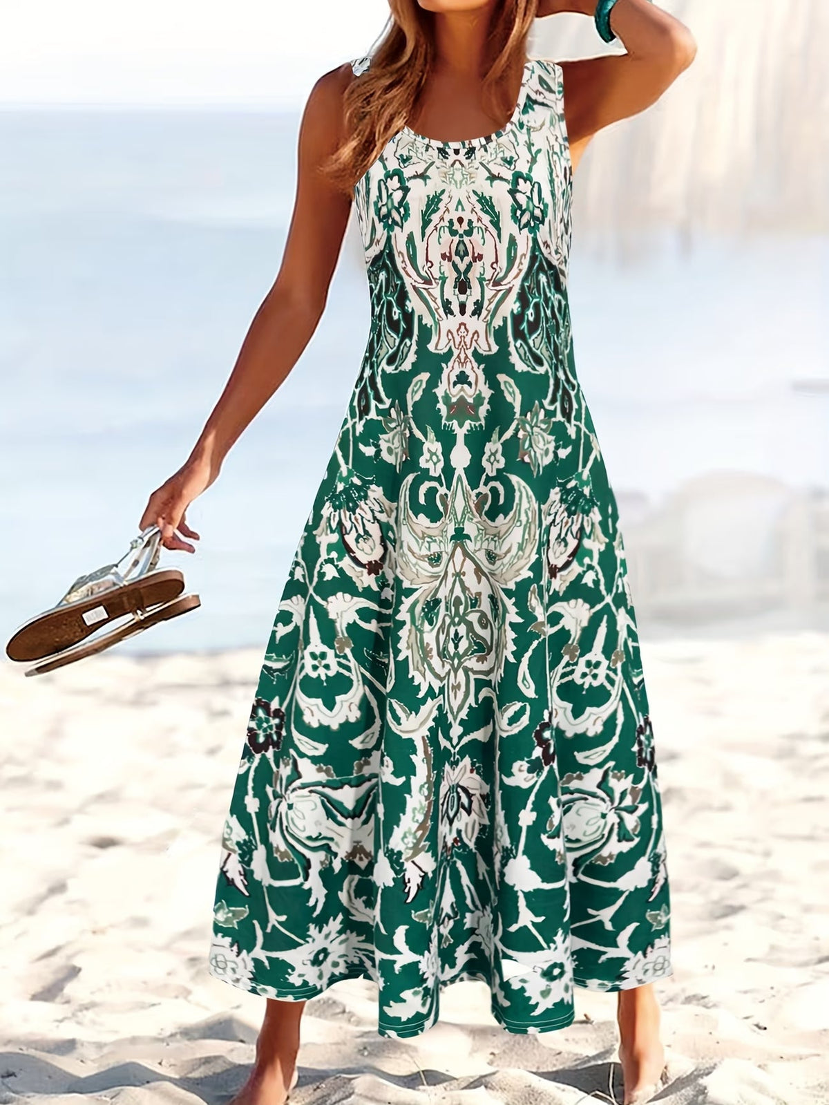 Yvonne | Sleeveless Floral Summer Dress 2