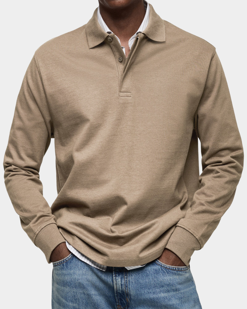 CHARLES | CLASSIC LONG-SLEEVE POLO 7