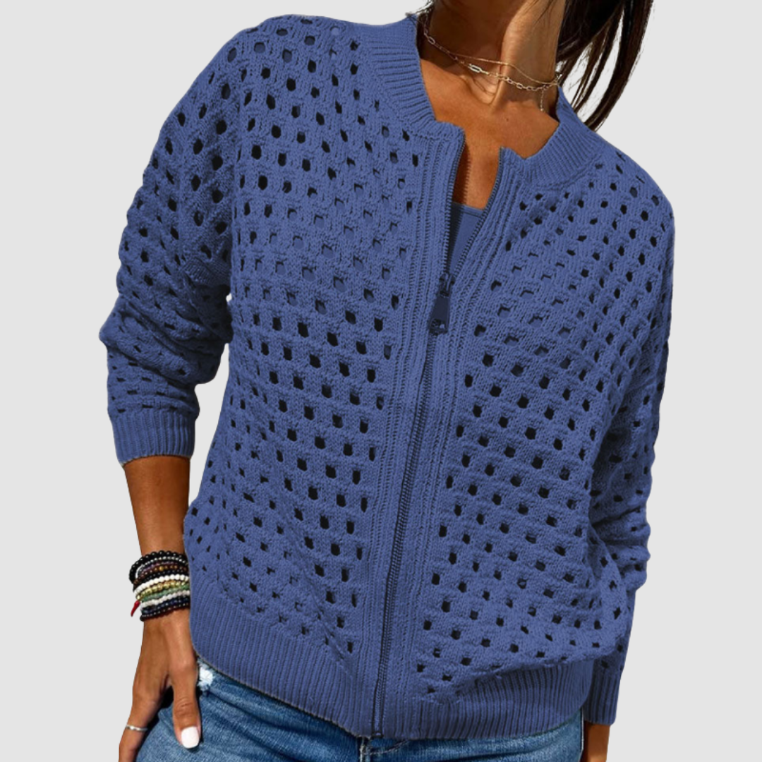 Phaedra | Premium Knitted Hole Cardigan 4