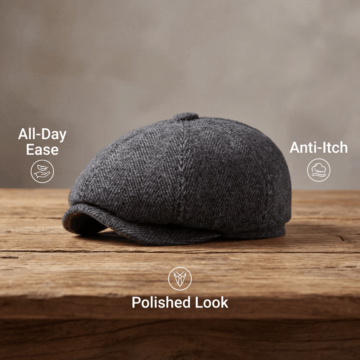 Charles | Classic Everyday Blend Flat Cap 10