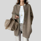 Women's Button-Front Cardigan with Ribbed Cuffs 6