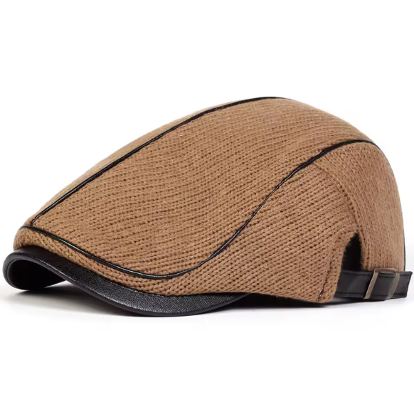 Nelson | Contrast Stitch Flat Cap 5