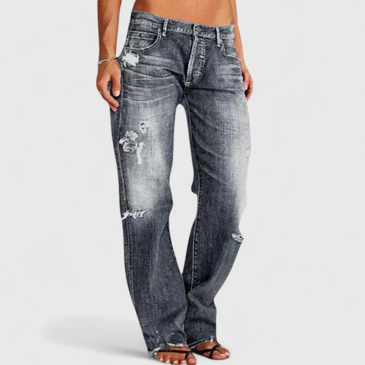 Grace | Elegant Wide-Leg Jeans 4