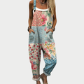 Adriana | Stylish Multi Floral Patch Jumpsuit 1
