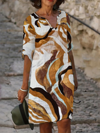 Rosaline | Elegant Printed Summer Dress 4