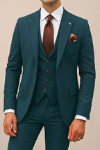 Cameron | Classic Modern Three Piece Suit Set 5