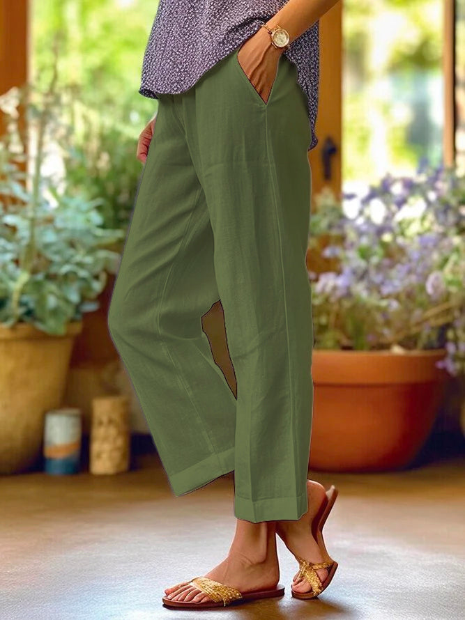 Milena | Casual Straight Cut Pants 6