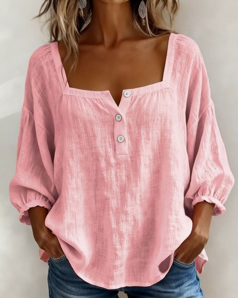Orlinda | Stylish Relaxed Puff Sleeve Blouse 1