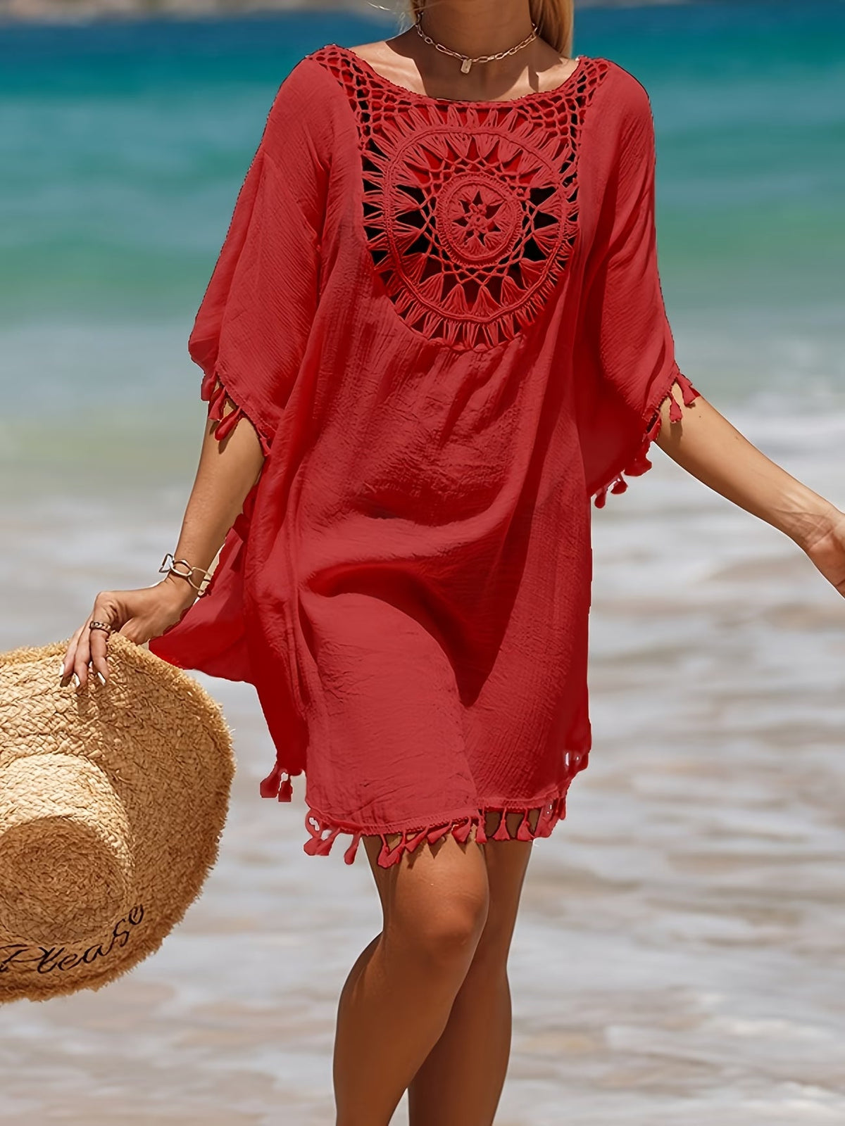Zaina | Stylish Retro Flowy Boho Dress 12