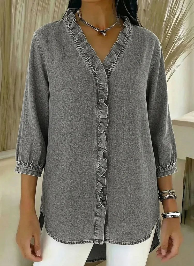 Lillian | Stylish Ruffle Mid Sleeve Blouse 5