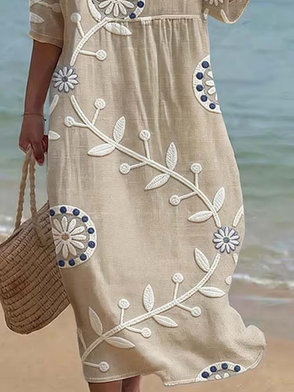 Charlotte | Elegant Mid Sleeve Dress 2