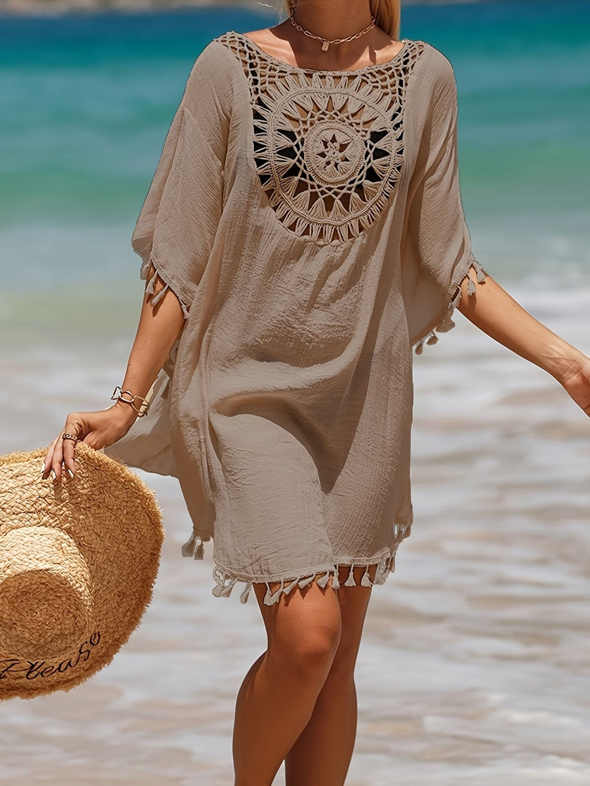 Zaina | Stylish Retro Flowy Boho Dress 10