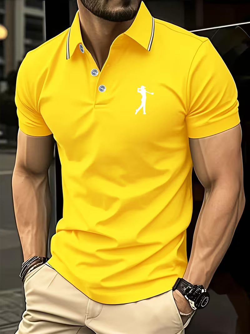 Laurence | Casual Short-Sleeve Golf Printed Shirt 4