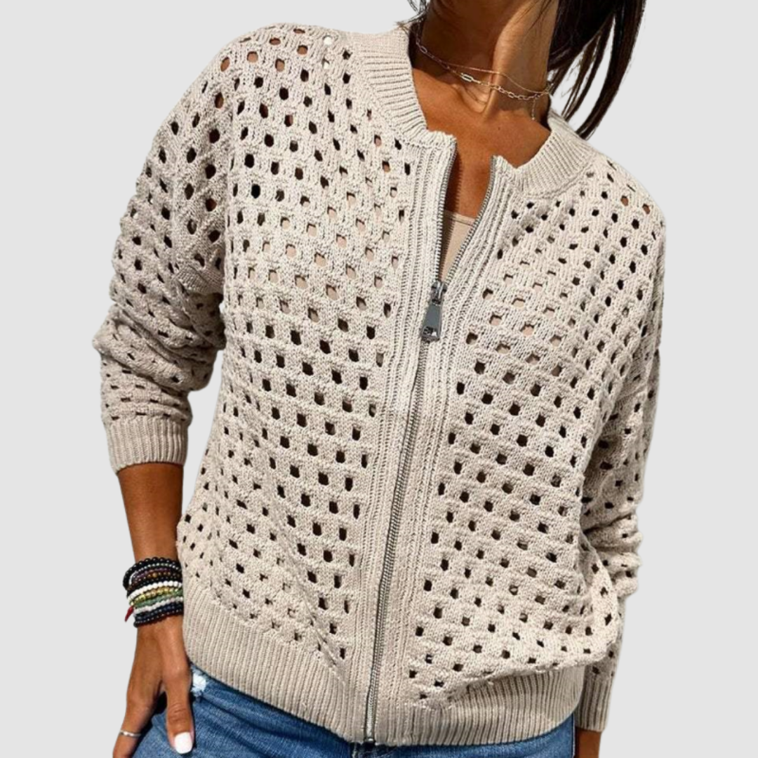 Phaedra | Premium Knitted Hole Cardigan 6