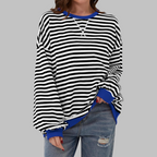 Mireille | Casual Long Sleeve Striped Sweatshirt 4